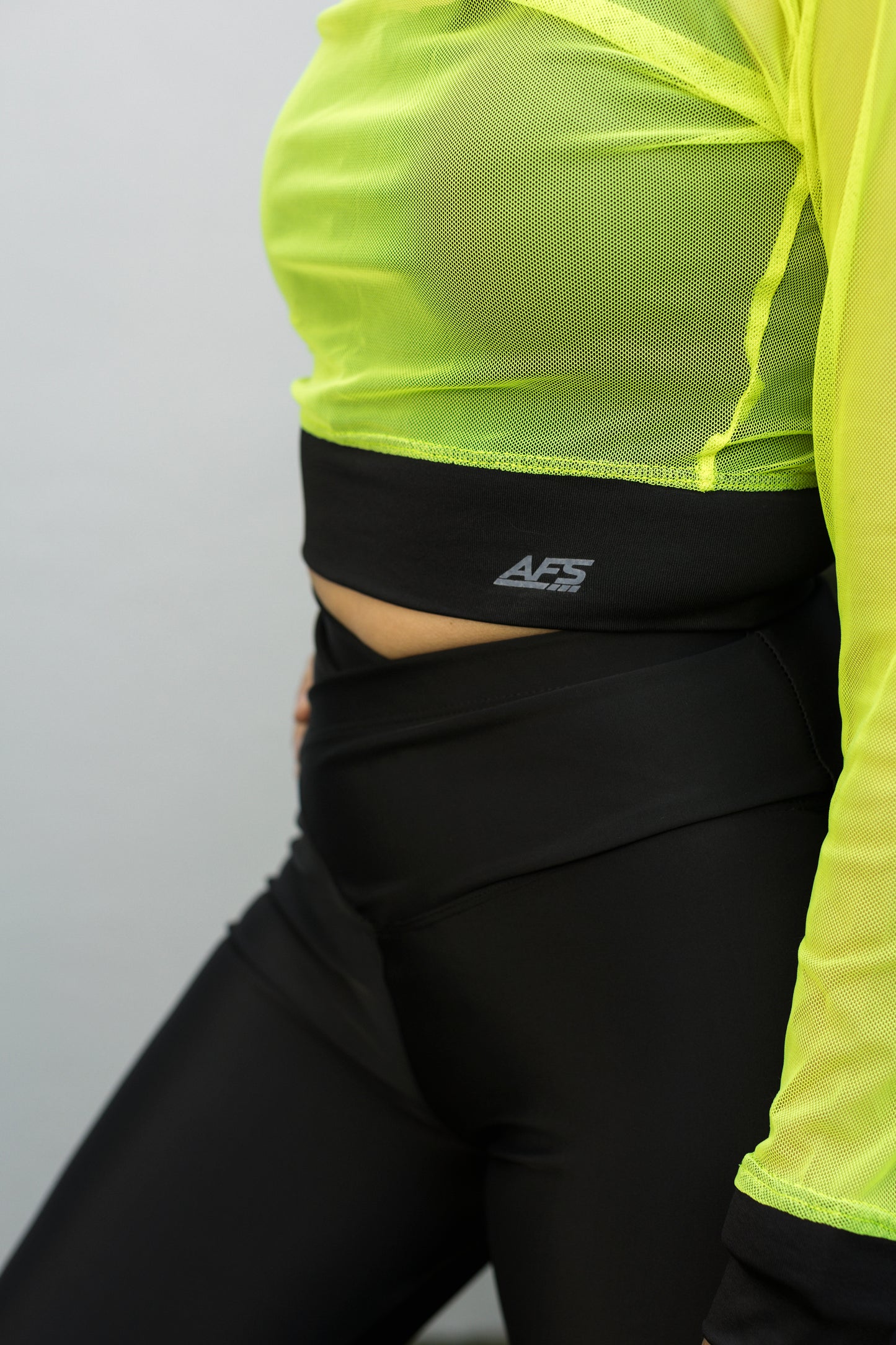 Blusa Mesh Manga Larga