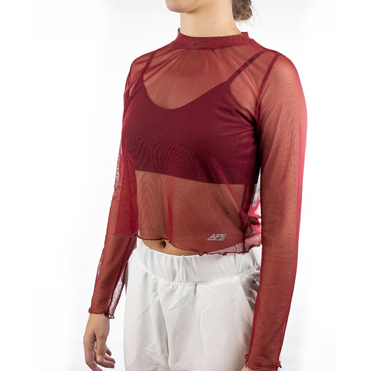 Blusa mesh olan