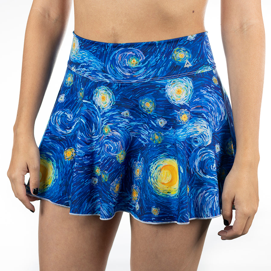 Falda short Sublimada Van gogh