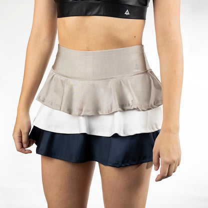 Falda Short Flor Combinado