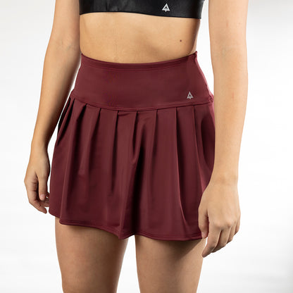 Falda Short Plisada