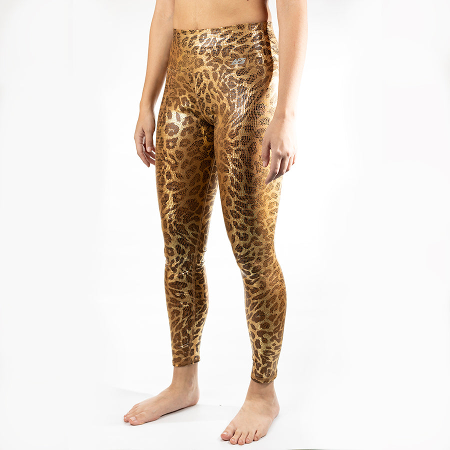 Leggings Metálico Dorado