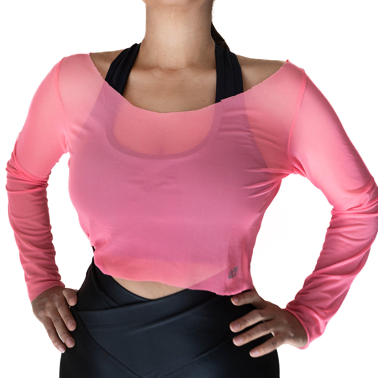 Blusa mesh sin bordes