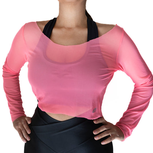 Blusa mesh sin bordes